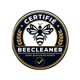 Badge Audit Qualité 60 Points Bee Cleaner