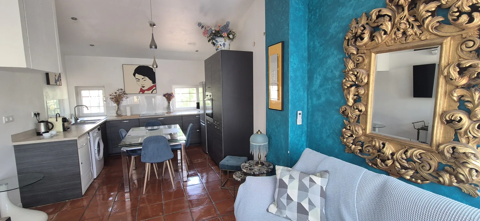 Séjour d’un appartement de standing